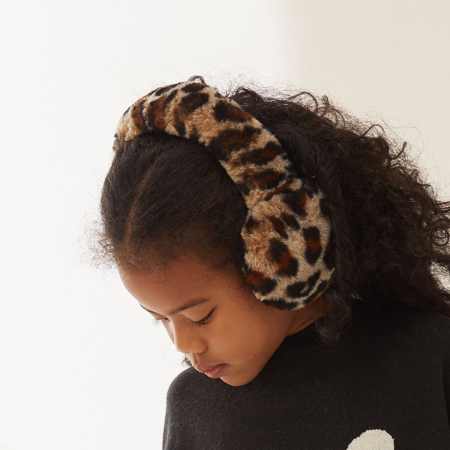 Ugg Kids Sheepskin Earmuff Leopard - Leopard