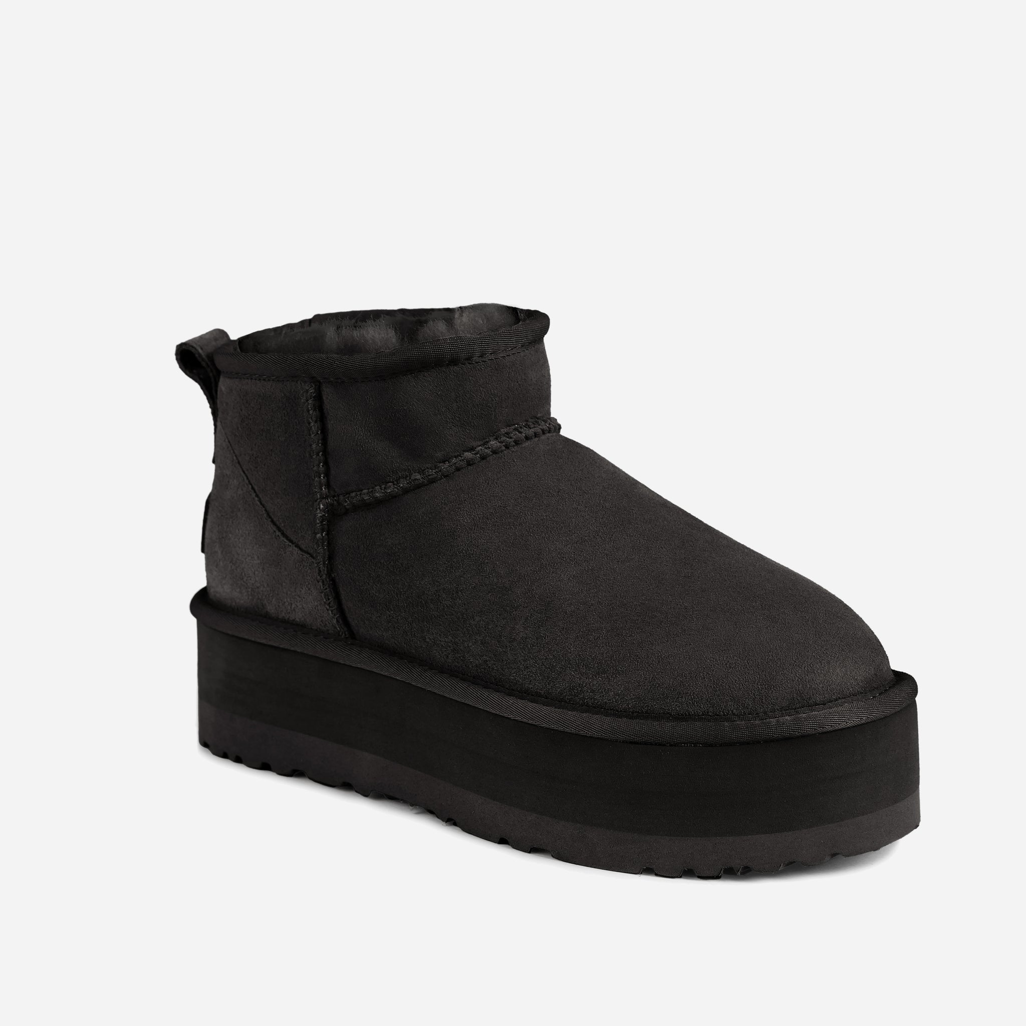 Ugg Classic Platform Ultra Mini Boots - Black
