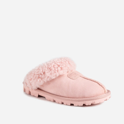 Ugg Coquette Curly Slipper - PALE MAUVE