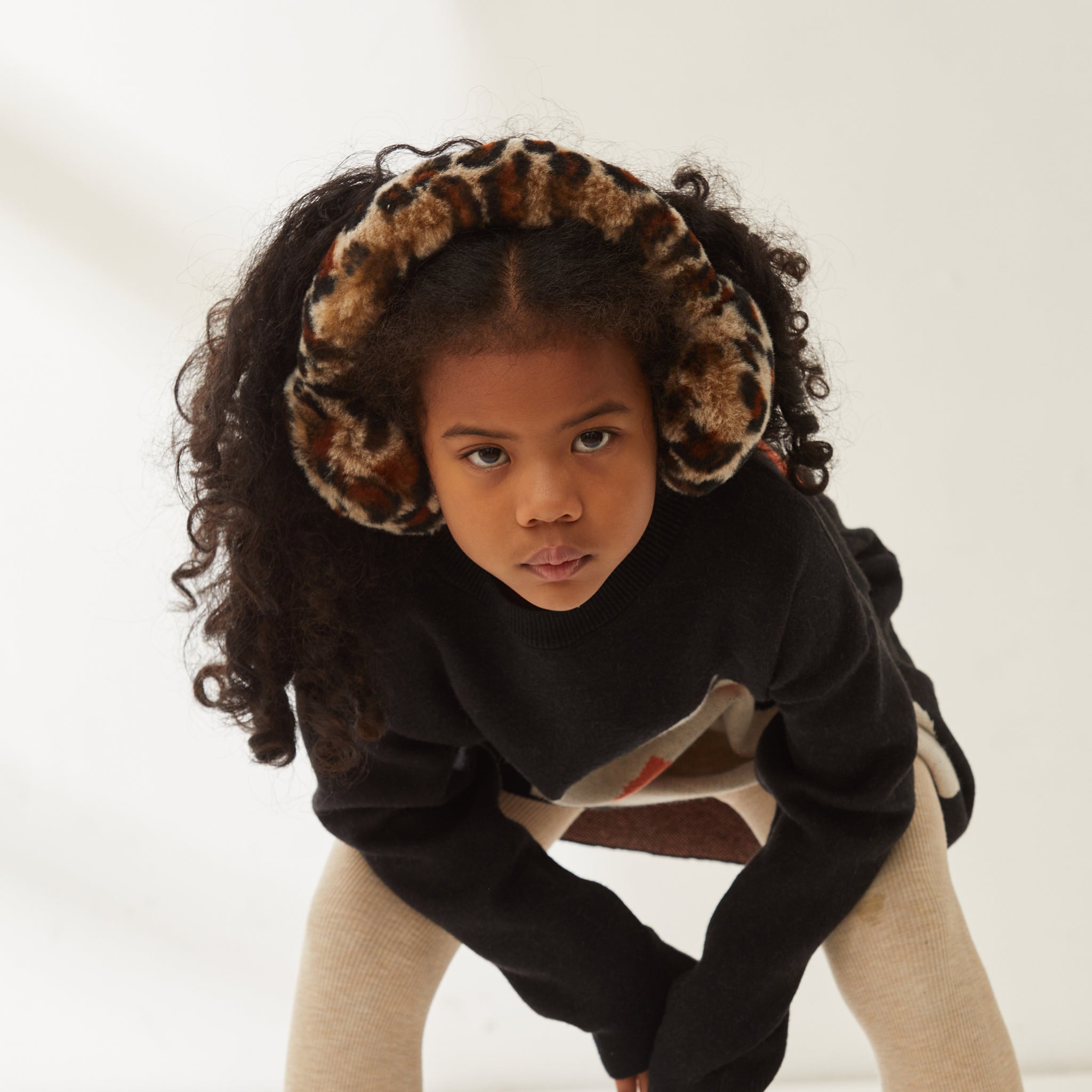 Ugg Kids Sheepskin Earmuff Leopard - Leopard