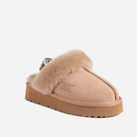 Ugg Platform Slipper (Elastic Backstrap) - BRONZE