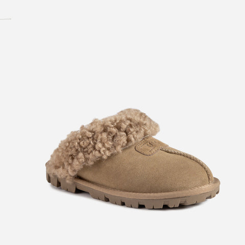 Ugg Coquette Curly Slipper - OLIVE