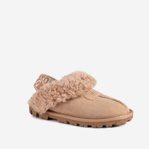 Ugg Coquette Curly Slipper (Elastic Backstrap) - BRONZE