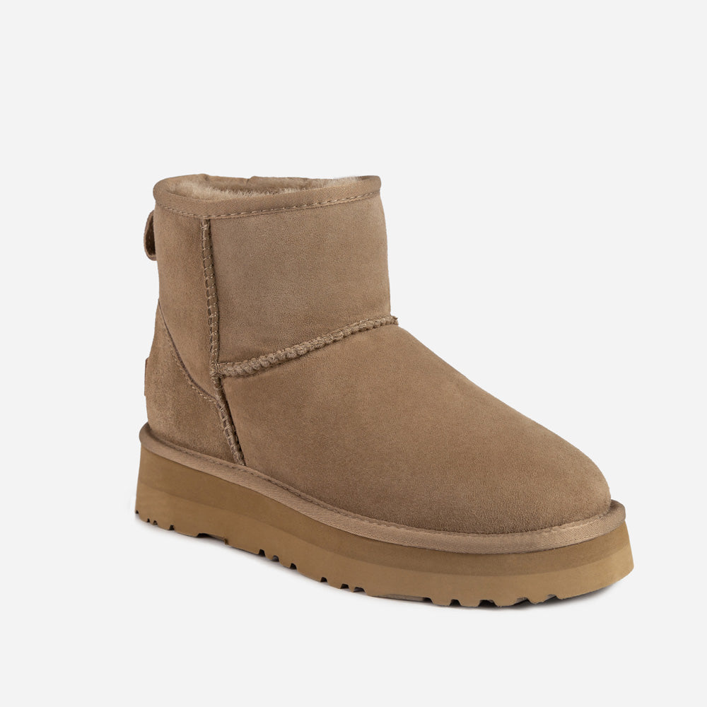 Ugg Classic Platform Mini Boots (Water Resistant) - OLIVE