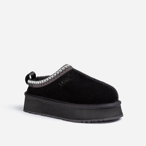 Ugg Sydney Premium Platform Slipper (Water Resistant) - BLACK