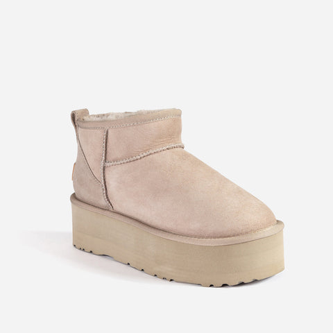 Ugg Classic Platform Ultra Mini Boots (5cm) - CLOUD