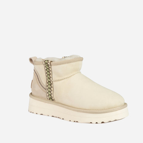 Ugg Sydney Platform Ultra Mini Boots - OFFWHITE