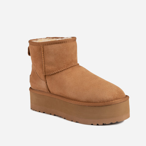 Ugg Classic Platform Mini Boots - Chestnut