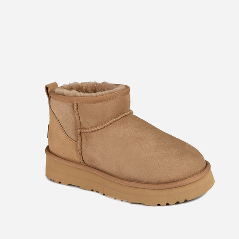 Ugg Classic Platform Ultra Mini Boots (Water Resistant) - BRONZE