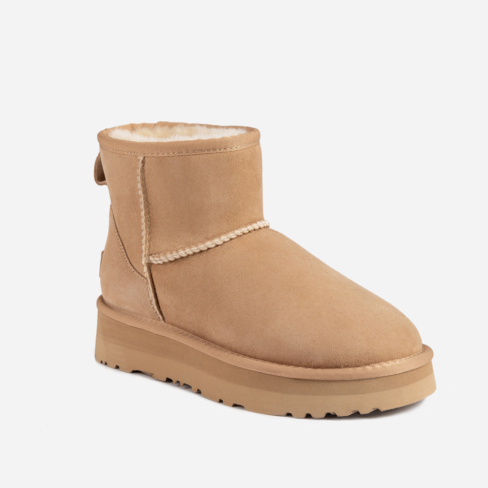 Ugg Classic Platform Mini Boots (Water Resistant) - SAND
