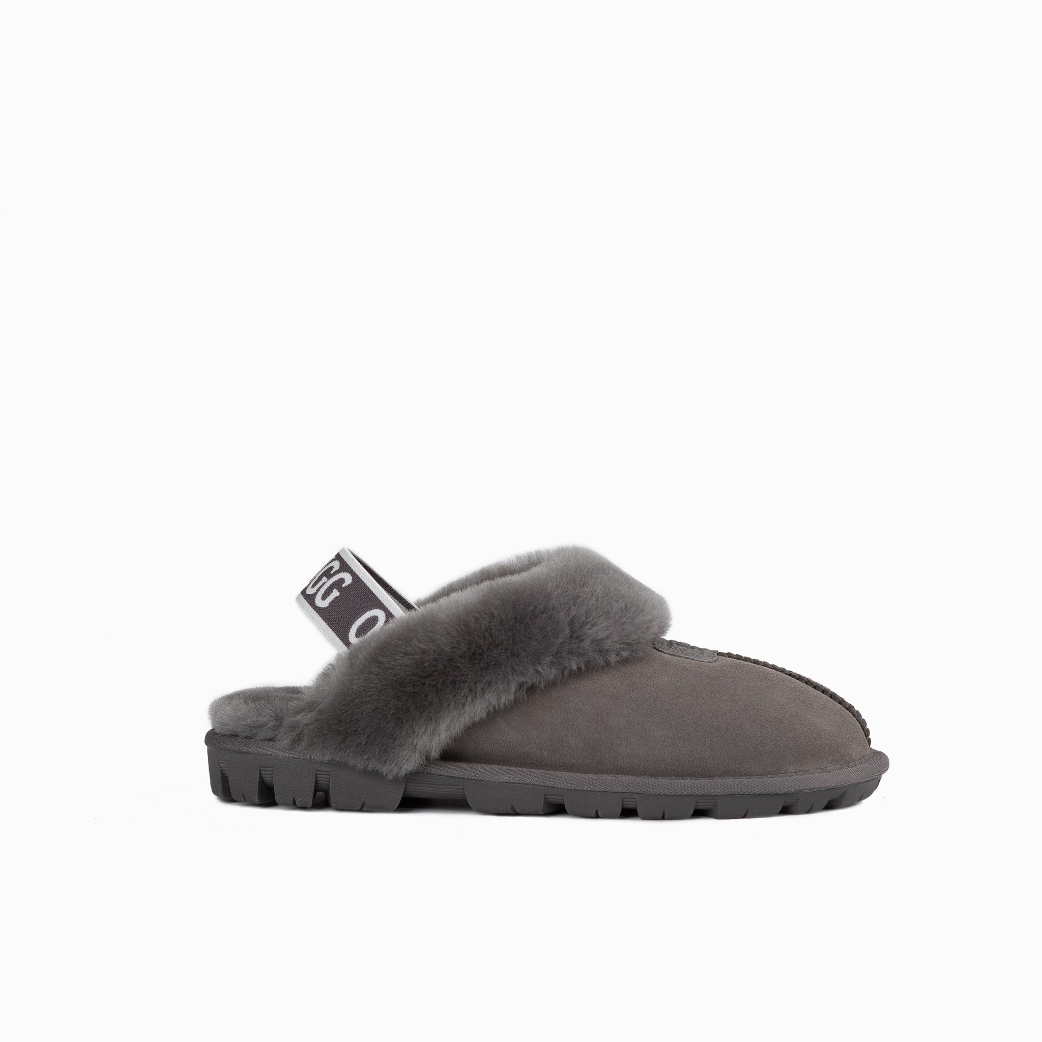 Ugg Coquette Slipper (Elastic Backstrap) (Water Resistant) - Grey
