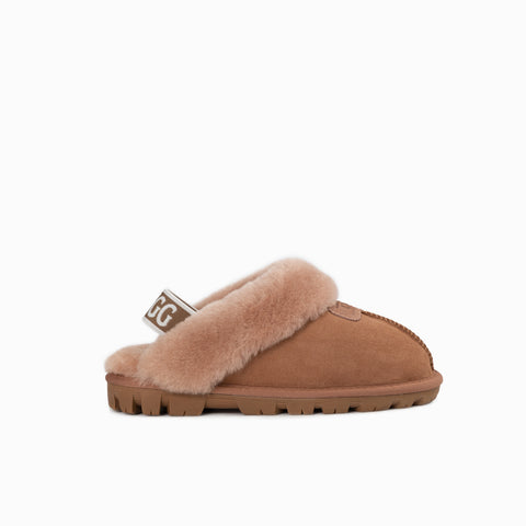 Ugg Coquette Slipper (Elastic Backstrap) (Water Resistant) - Caramel