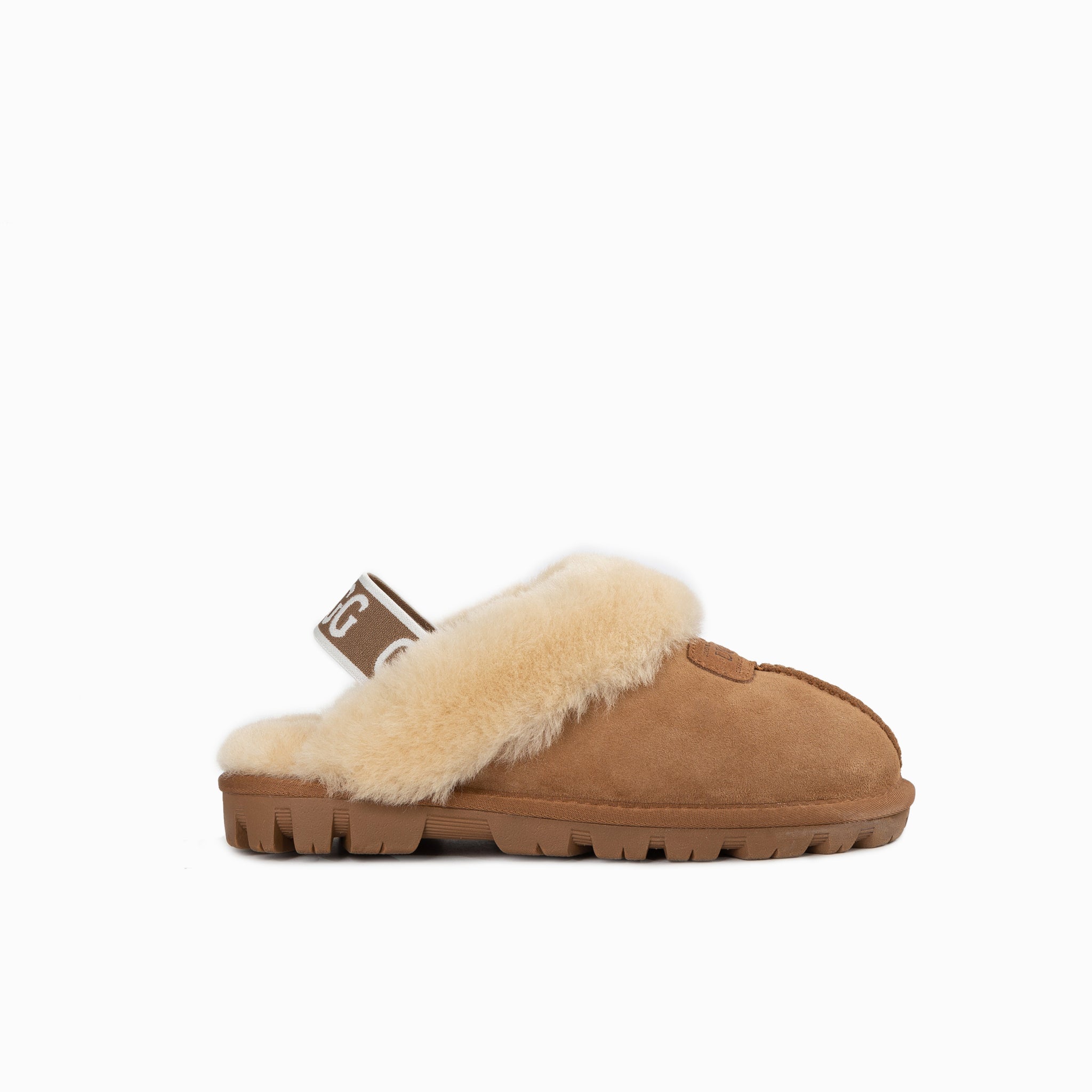 Ugg Coquette Slipper (Elastic Backstrap) (Water Resistant) - Chestnut