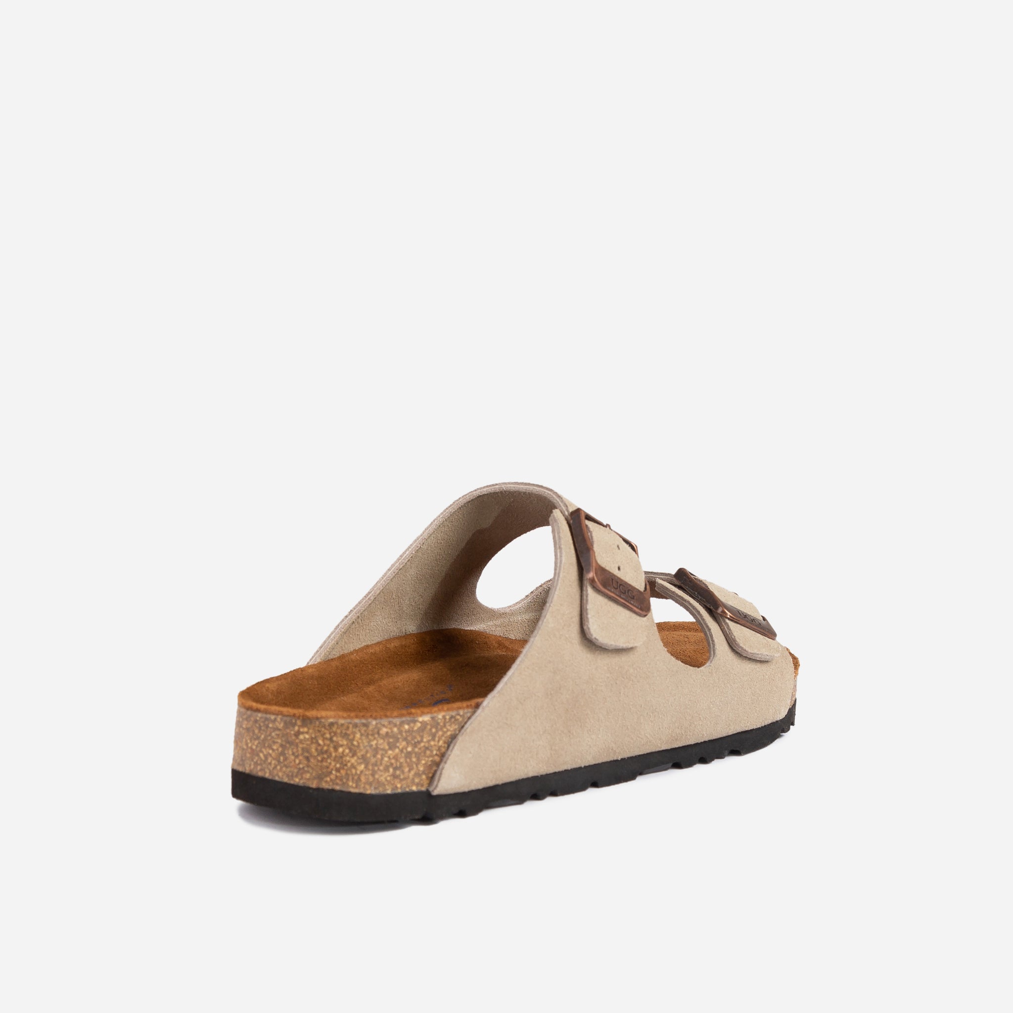 Ozugg Aussie Victoria Suede Leather Unisex Slipper - Taupe