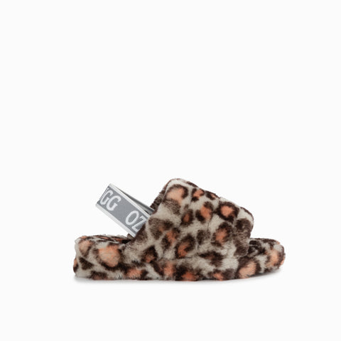 Ugg Kids Brooklyn  Fluff Slide - Stormygrey