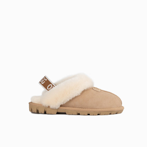 Ugg Coquette Slipper (Elastic Backstrap) (Water Resistant) - Sand
