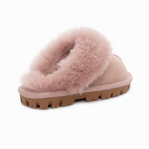Ugg Kids Coquette Slipper (Water Resistant) - Rosybrown