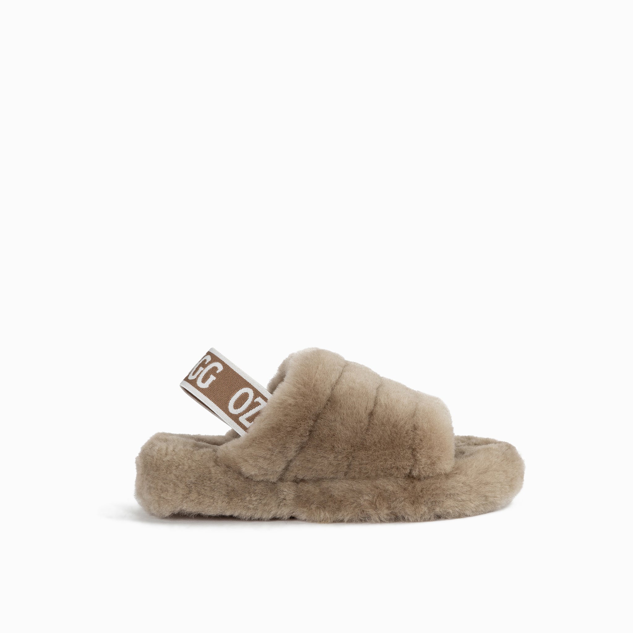 Ugg Kids Brooklyn Fluff Slide - Hickory