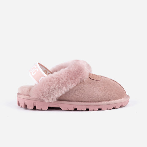 Ugg Coquette Slipper (Elastic Backstrap) (Water Resistant) - Rosybrown