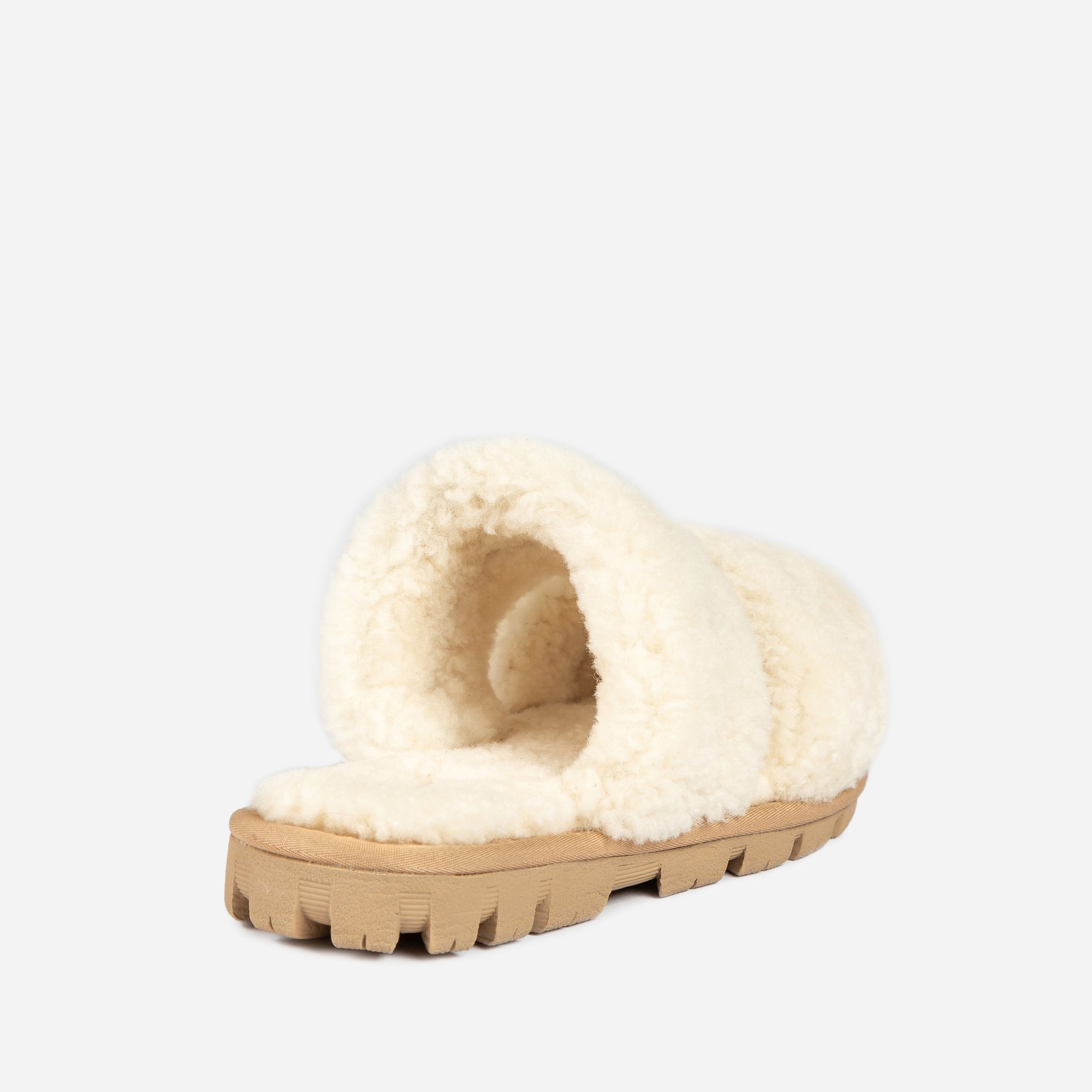 Ugg Evelyn Curly Slide - Natural