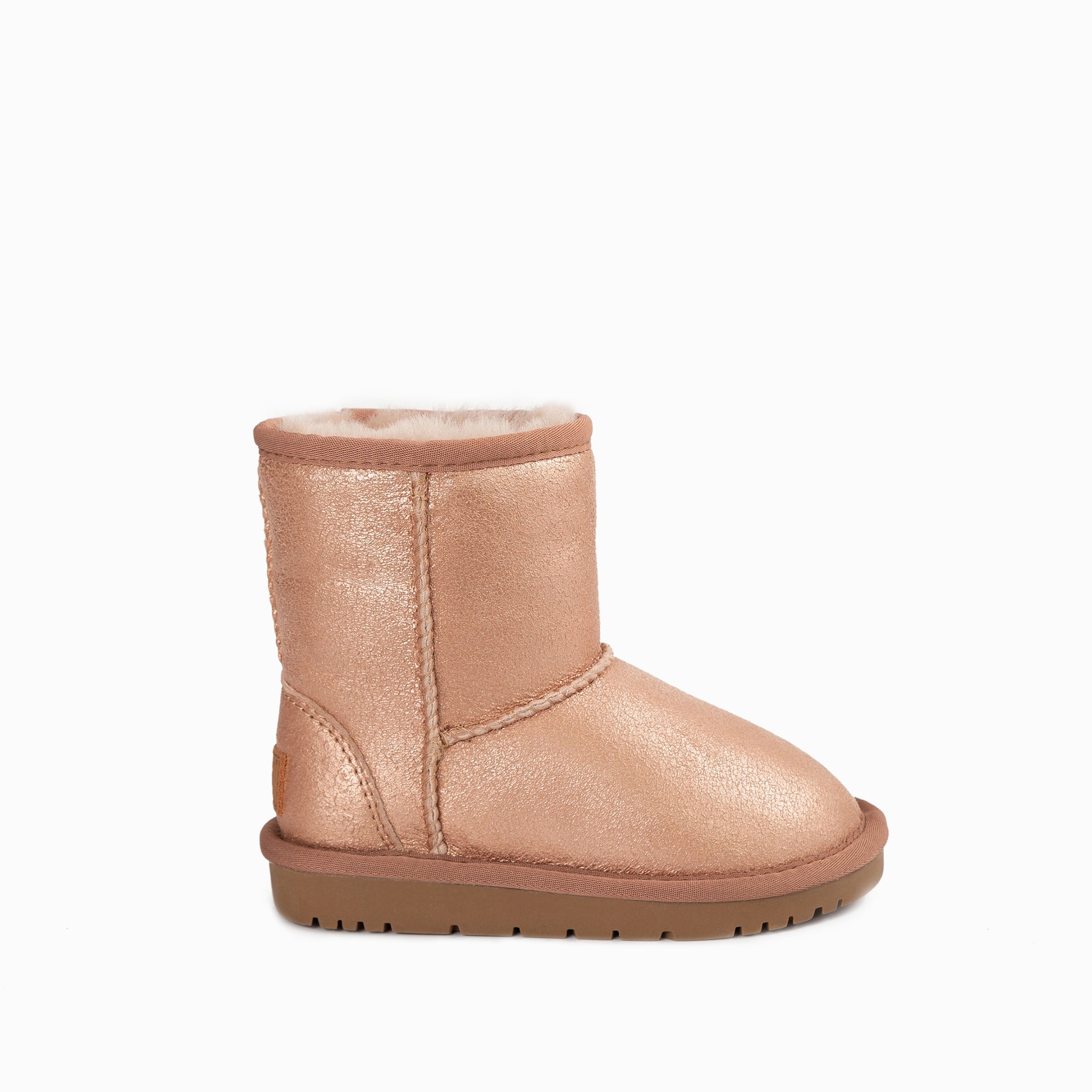 Ugg Kids Classic (Metallic) Boots  (Water Resistant) - Metallicbronze