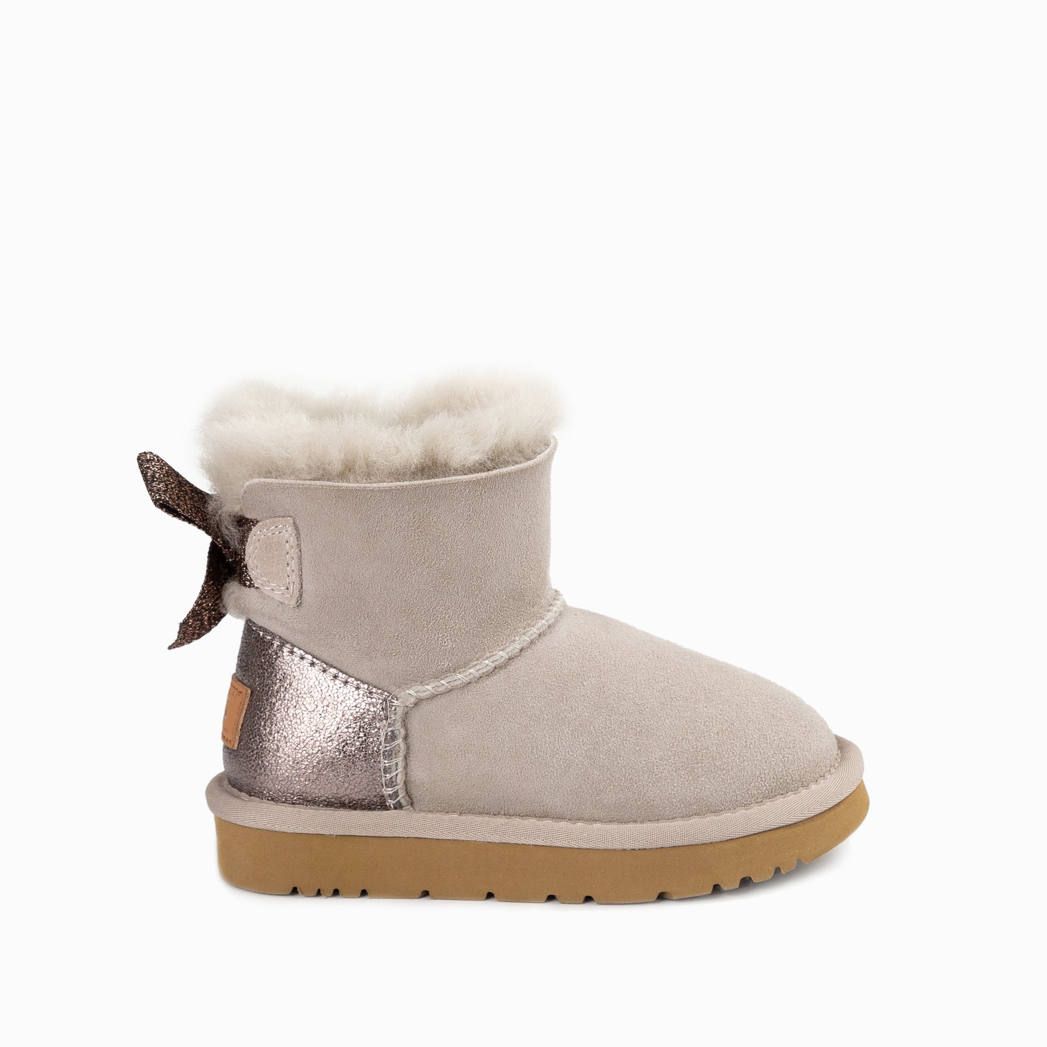 Ugg Kids Bailey Bow (Glitz) Boots - Goat