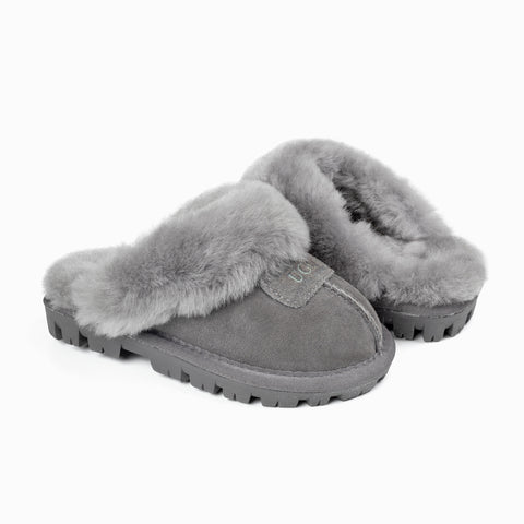 Ugg Kids Coquette Slipper (Water Resistant) - Grey