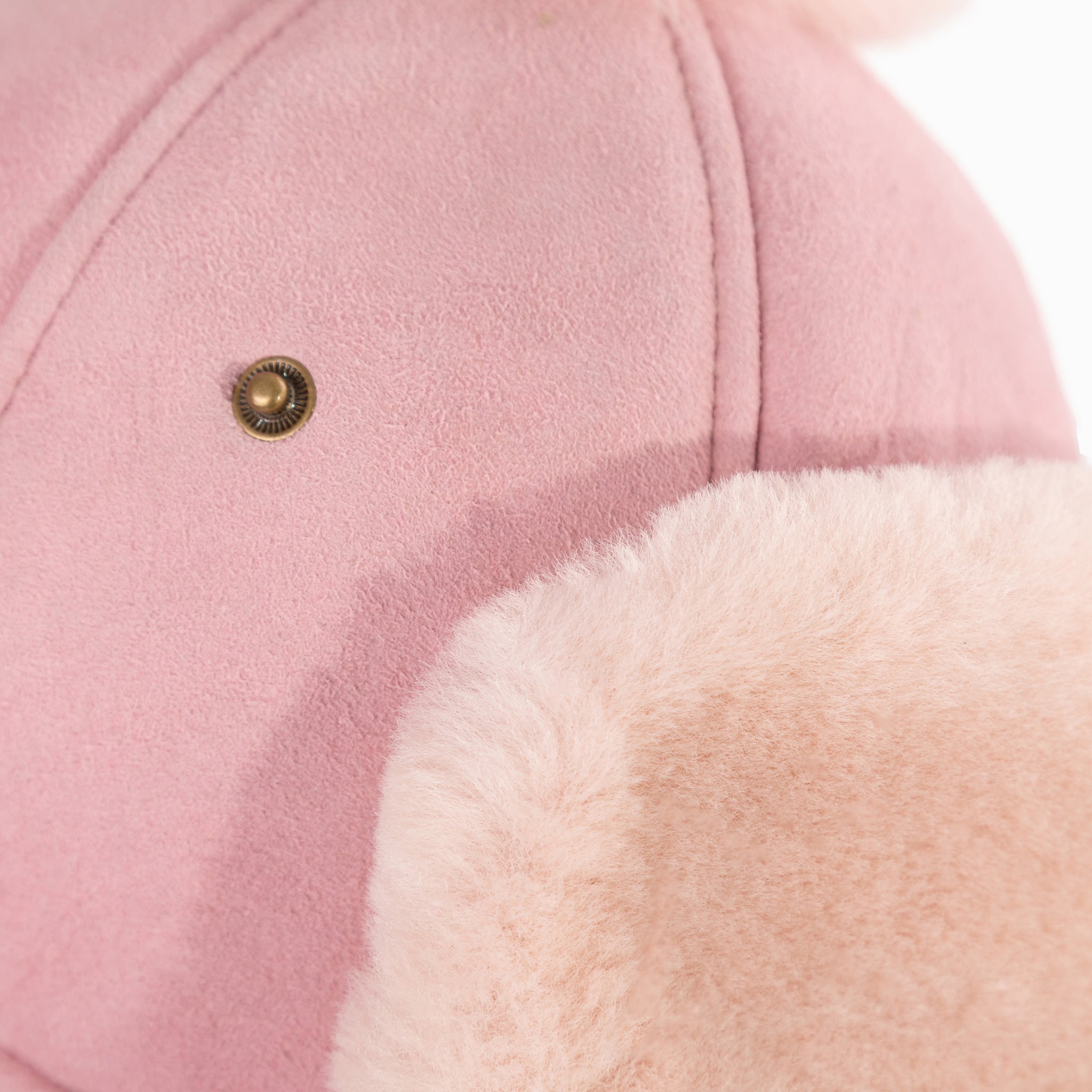 Ugg Sheepskin Upflap Hat - Pink