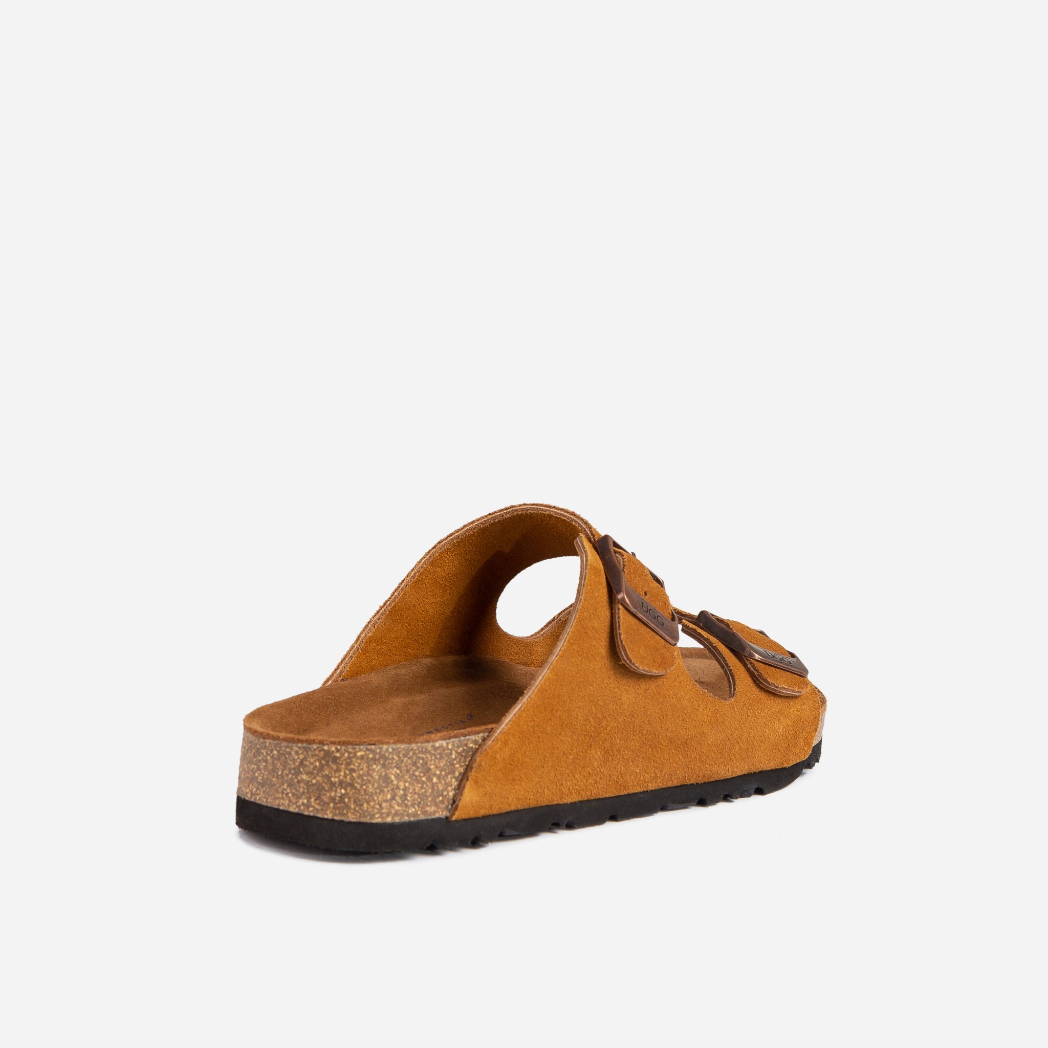 Ozugg Aussie Victoria Suede Leather Unisex Slipper - Chestnut
