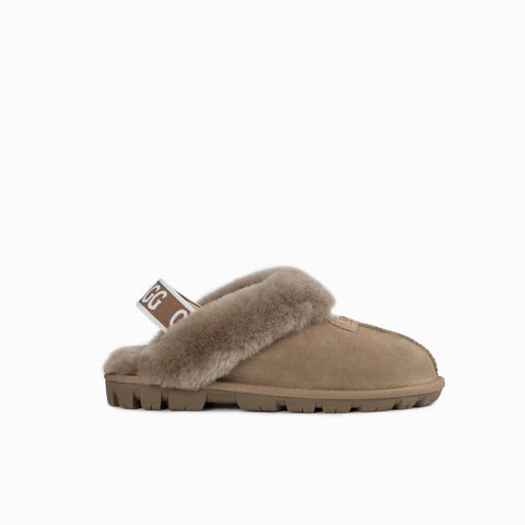 Ugg Coquette Slipper (Elastic Backstrap) (Water Resistant) - Olive