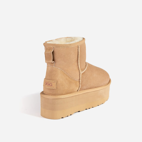 Ugg Classic Platform Mini Boots - Bronze