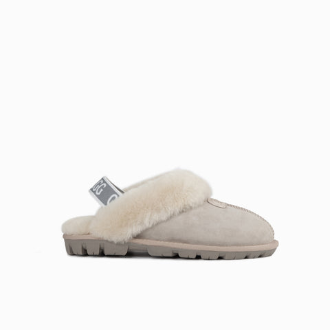 Ugg Coquette Slipper (Elastic Backstrap) (Water Resistant) - Taupe