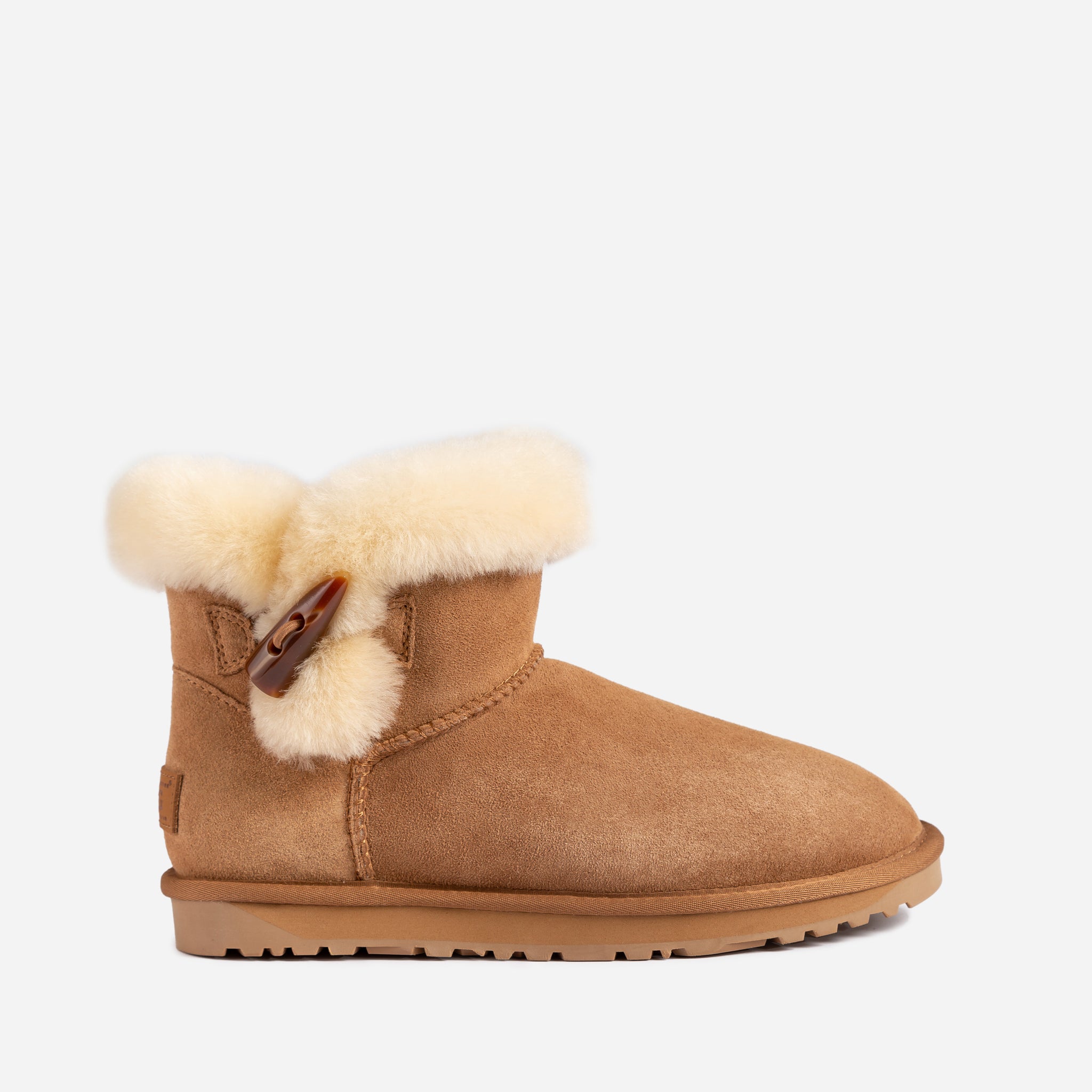 Ugg Horns Button Mini Boots - Chestnut