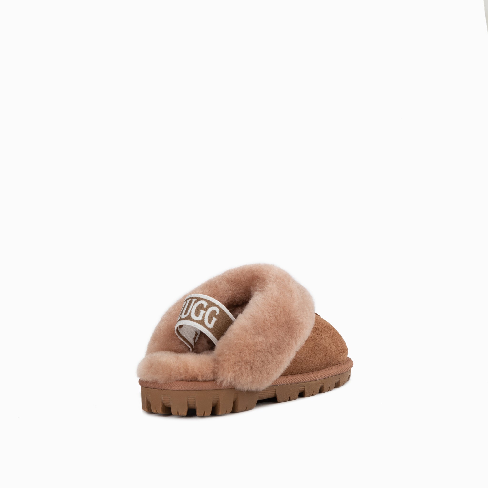Ugg Kids Coquette  Slipper (Elastic Backstrap)( Water Resistant) - Caramel