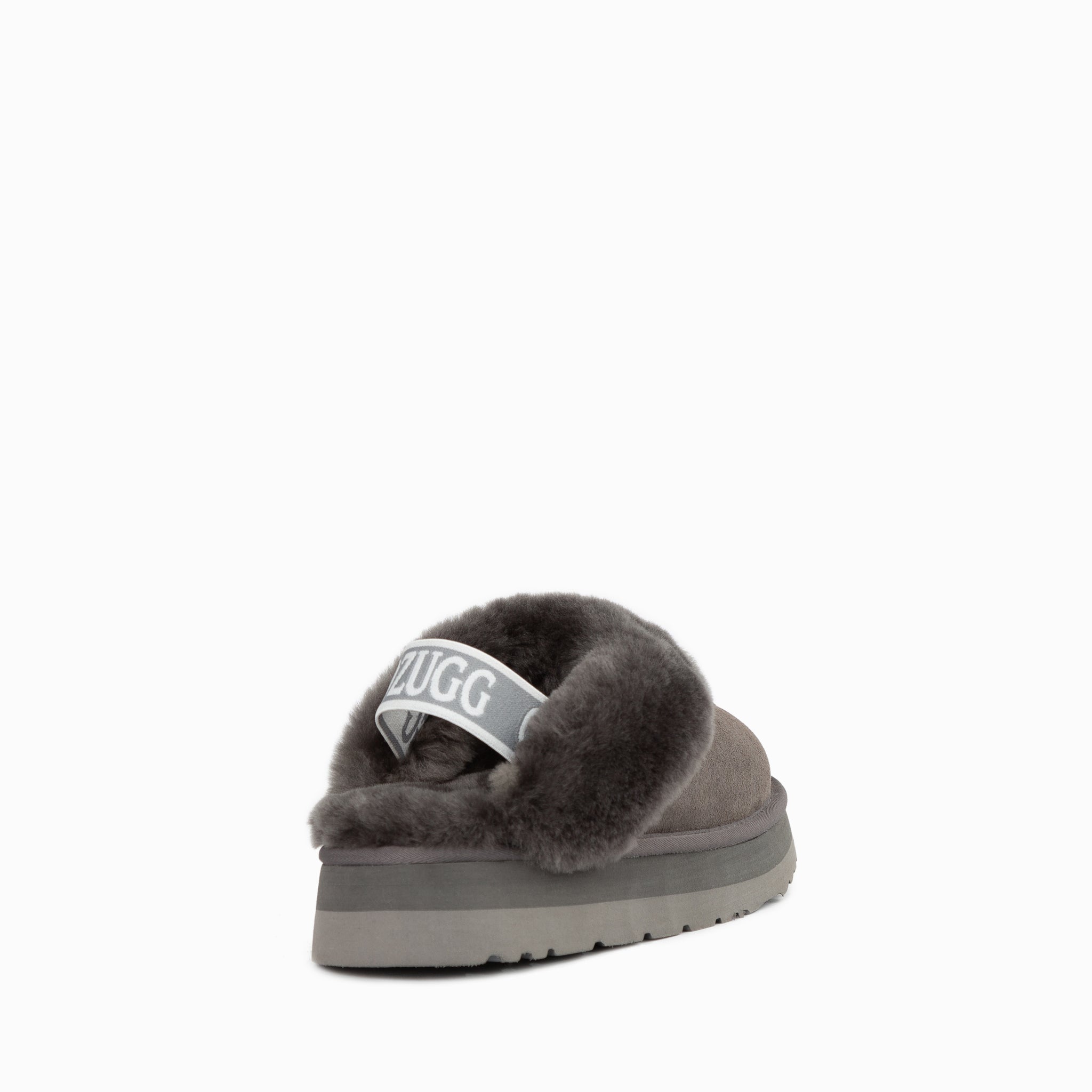 Ugg Coquette Platform Slipper (Elastic Backstrap)(Water Resistant) - Grey
