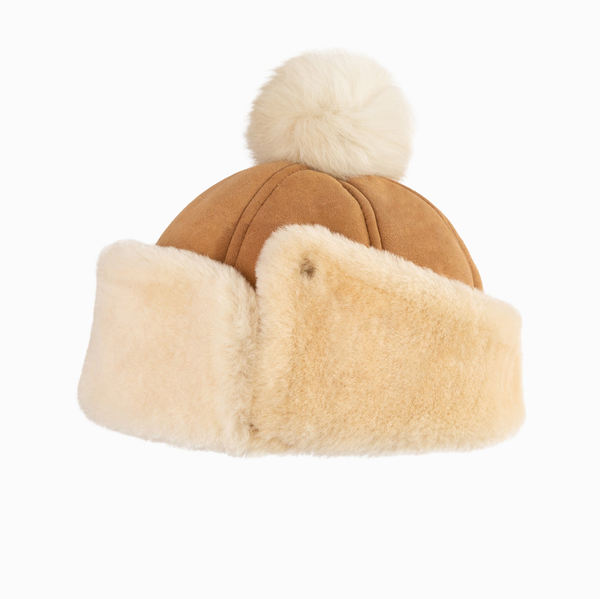 Ugg Sheepskin Upflap Hat - Chestnut
