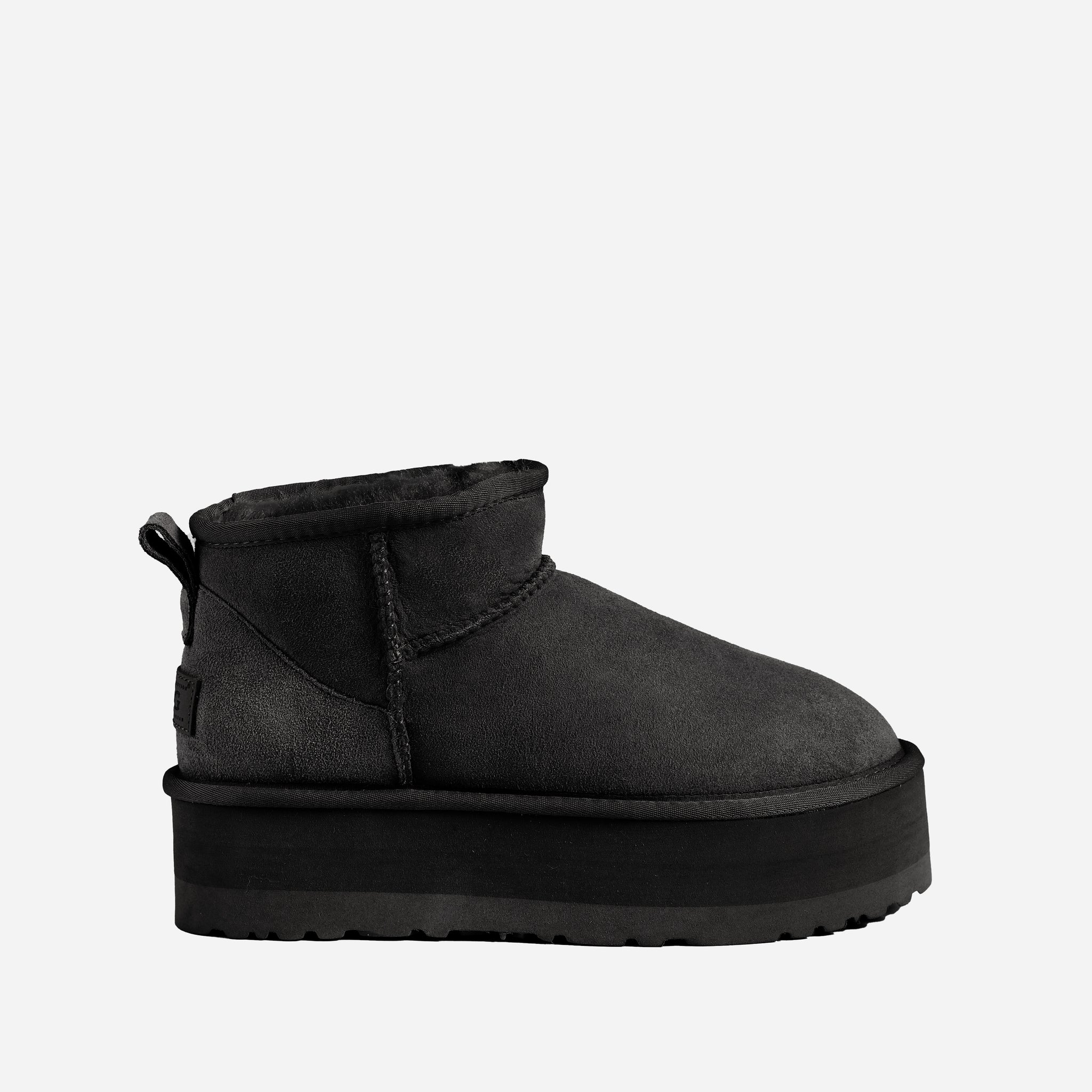 Ugg Classic Platform Ultra Mini Boots - Black