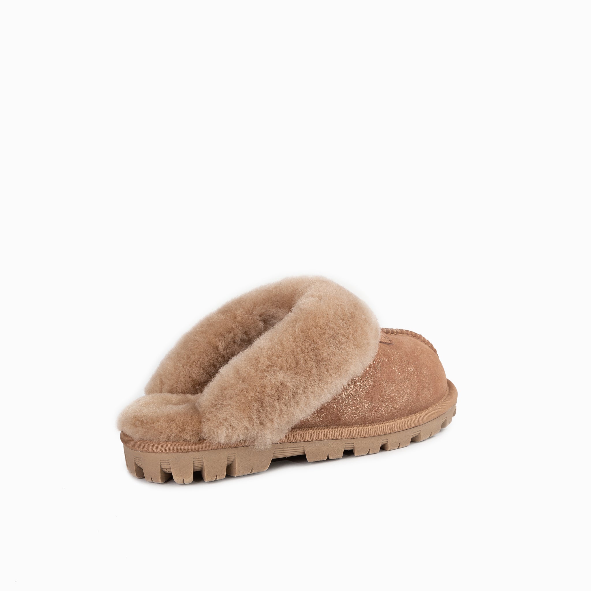 Ugg Coquette Slipper (Foil Print)(Water Resistant) - Chestnut
