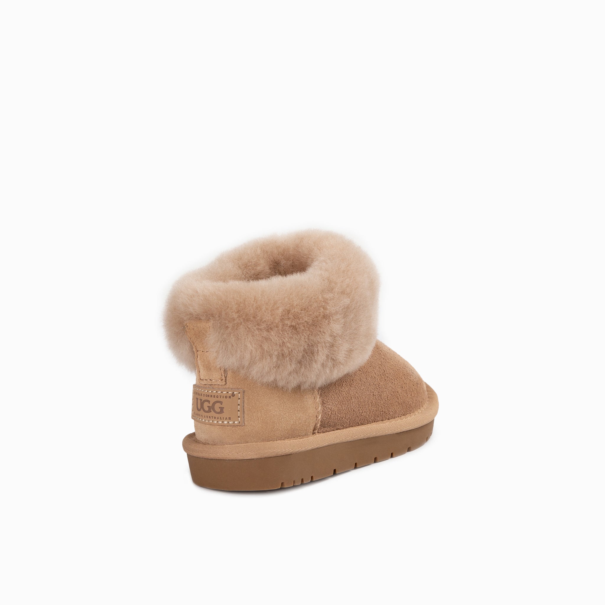 Ugg Kids Classic Fluff Mini Boots (Water Resistant) - Bronze