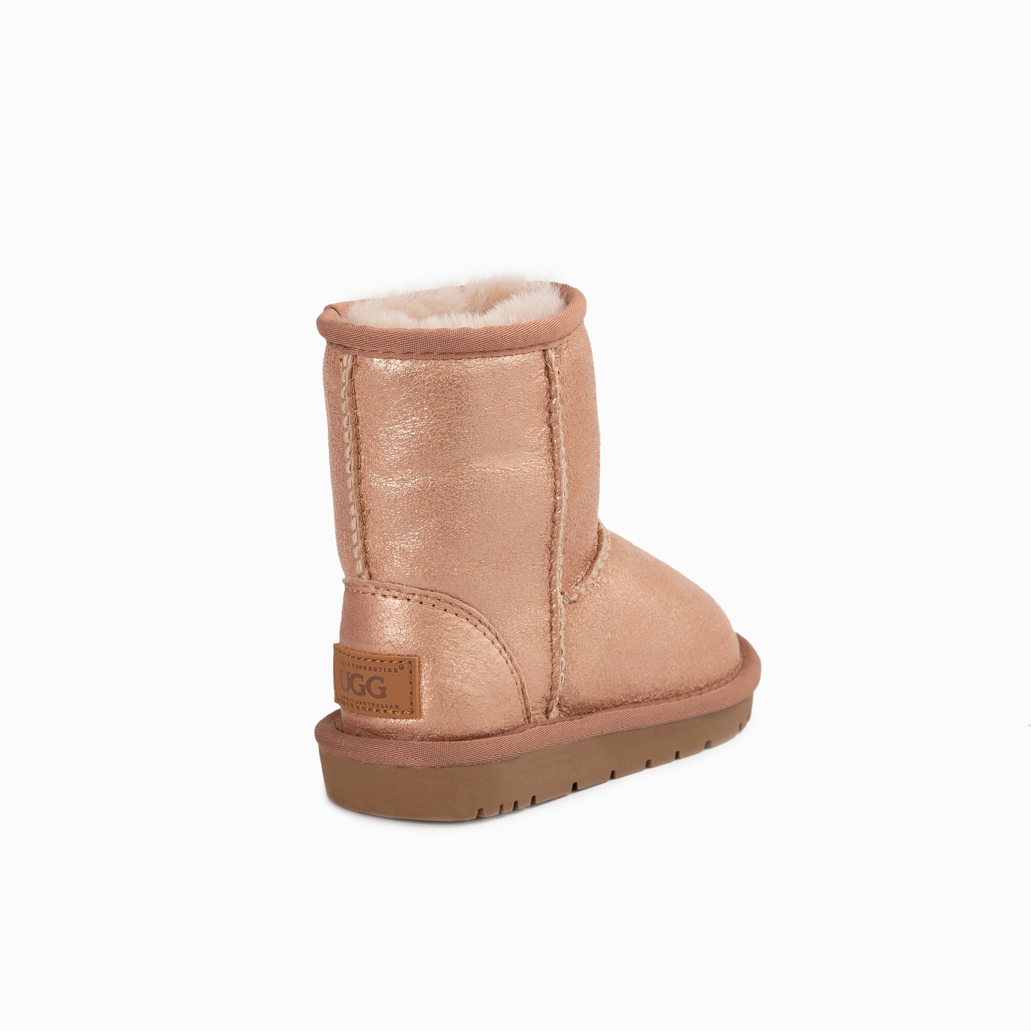 Ugg Kids Classic (Metallic) Boots  (Water Resistant) - Metallicbronze