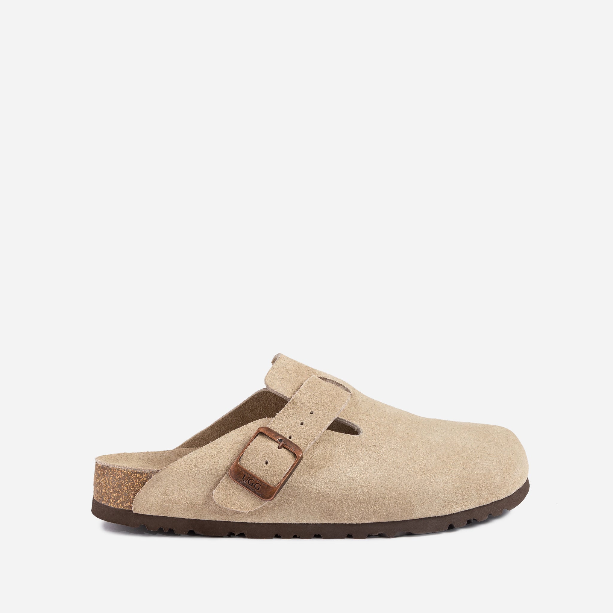 Ugg Aussie Soft Footbed  Unisex Slipper - Taupe