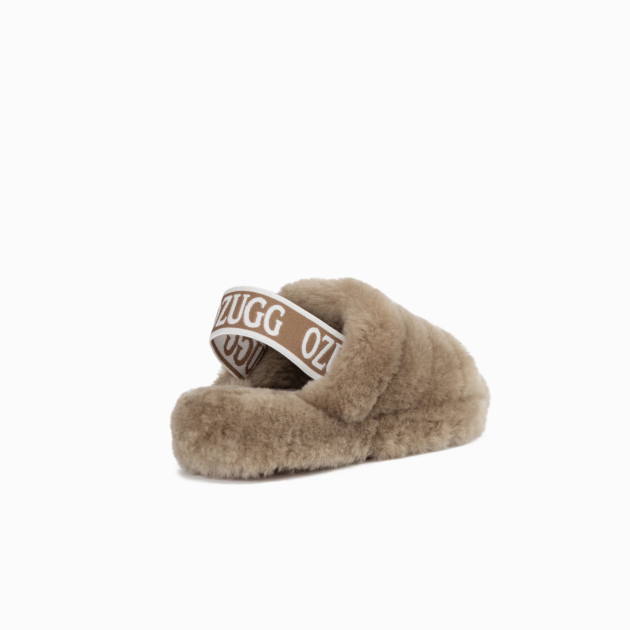 Ugg Kids Brooklyn Fluff Slide - Hickory