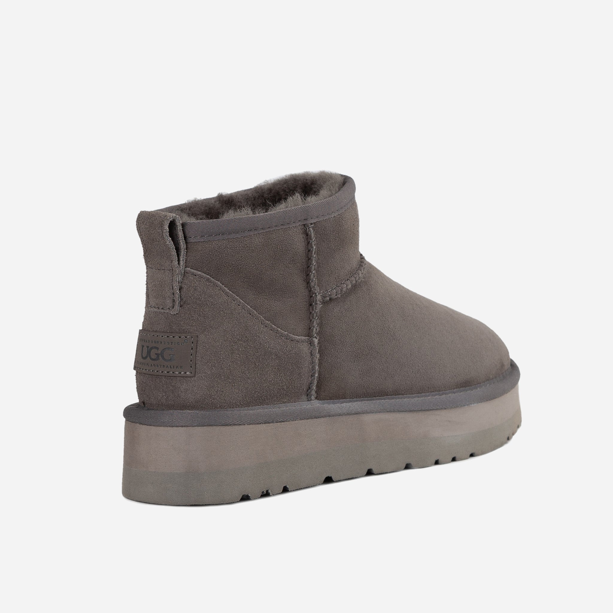 Ugg Classic Platform Ultra Mini Boots (Water Resistant) - Grey