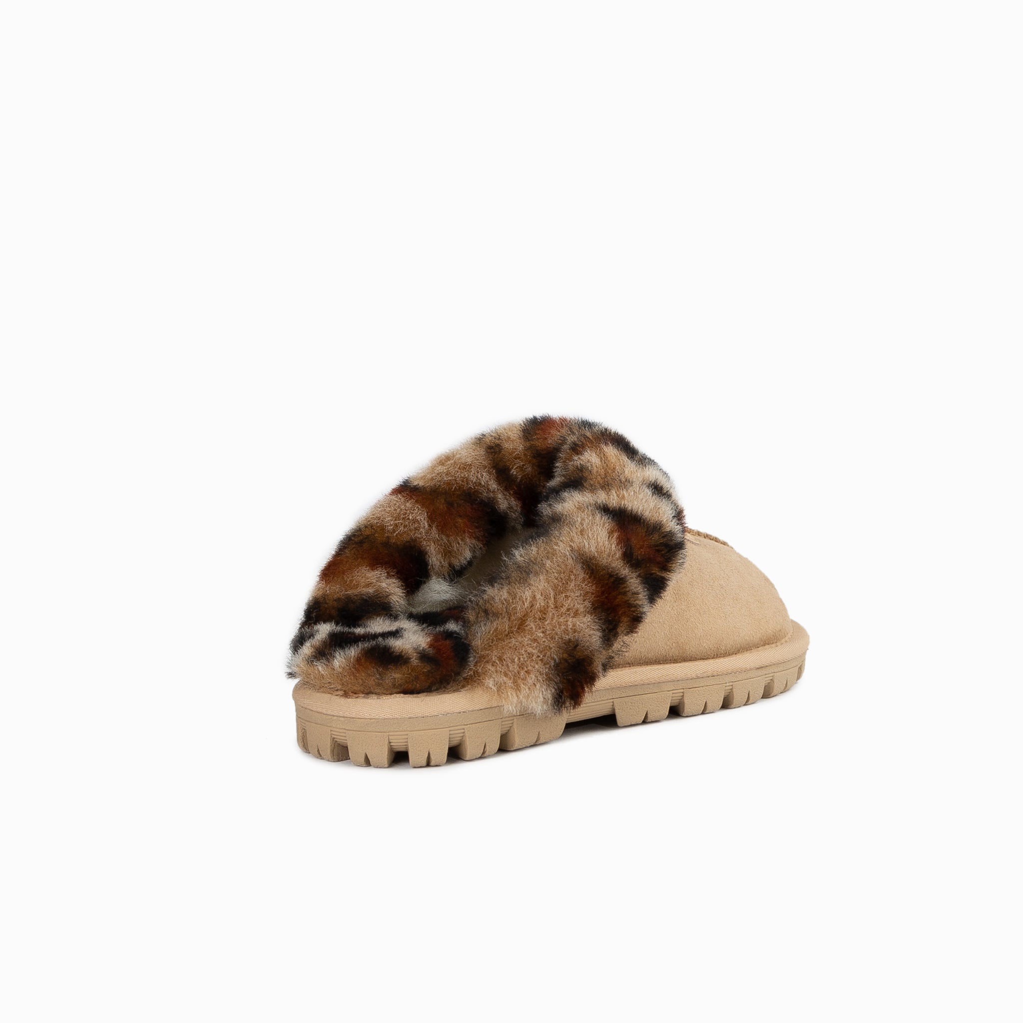 Ugg Kids Coquette Slipper (Leopard Print)(Water Resistant) - Sand