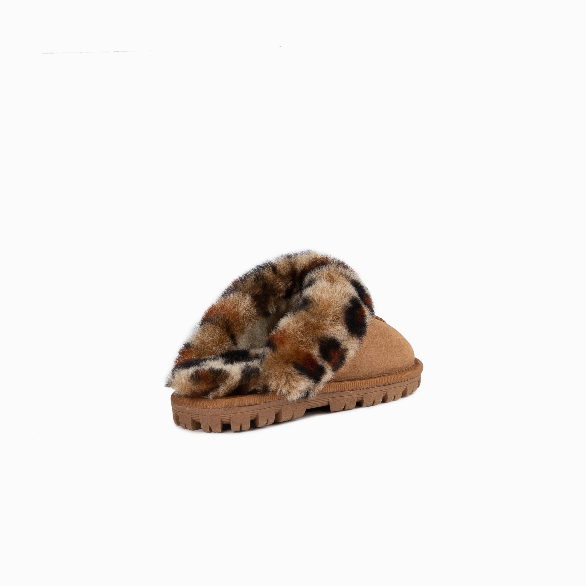 Ugg Kids Coquette Slipper (Leopard Print)(Water Resistant) - Chestnut