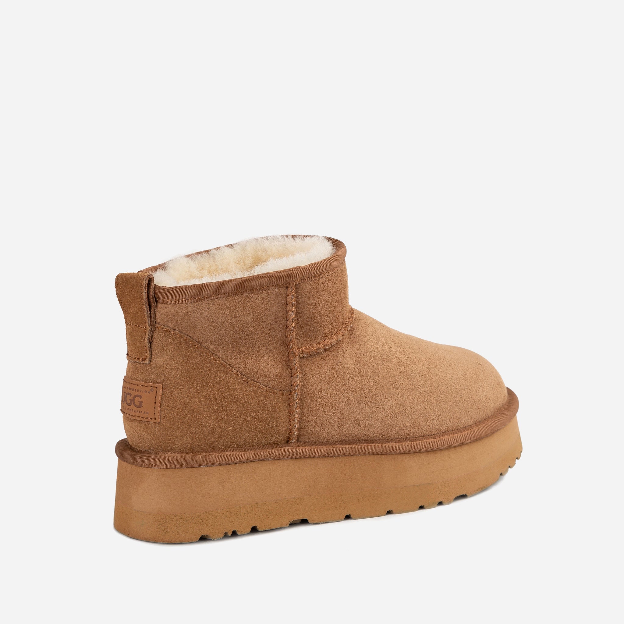 Ugg Classic Platform Ultra Mini Boots (Water Resistant) - Chestnut