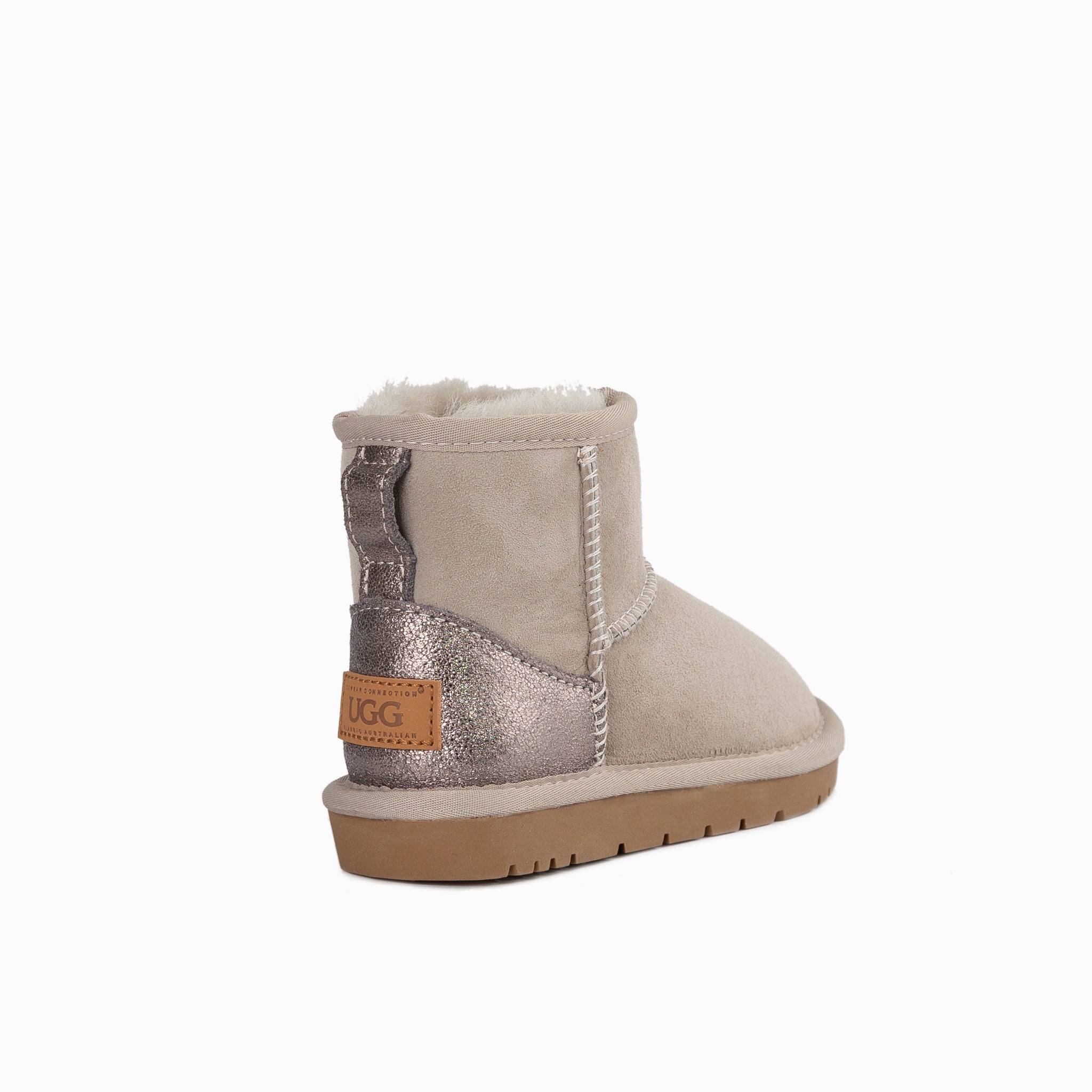 Ugg Kids Classic Mini (Glitz) Boots (Water Resistant) - Goat