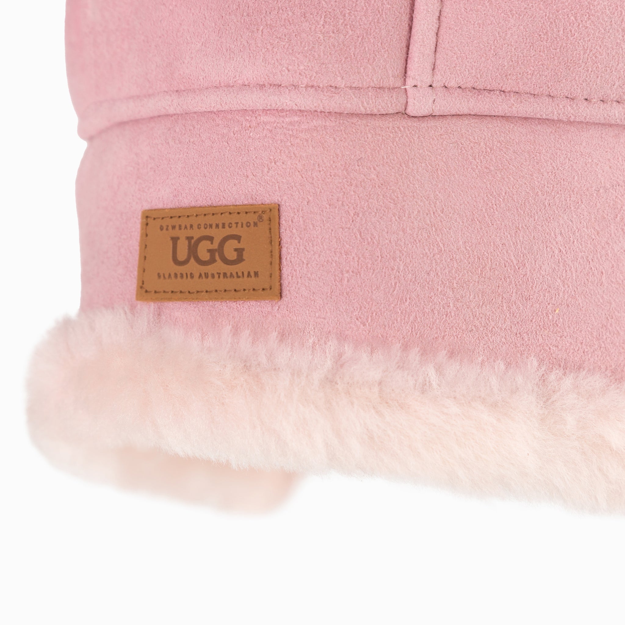 Ugg Sheepskin Upflap Hat - Pink
