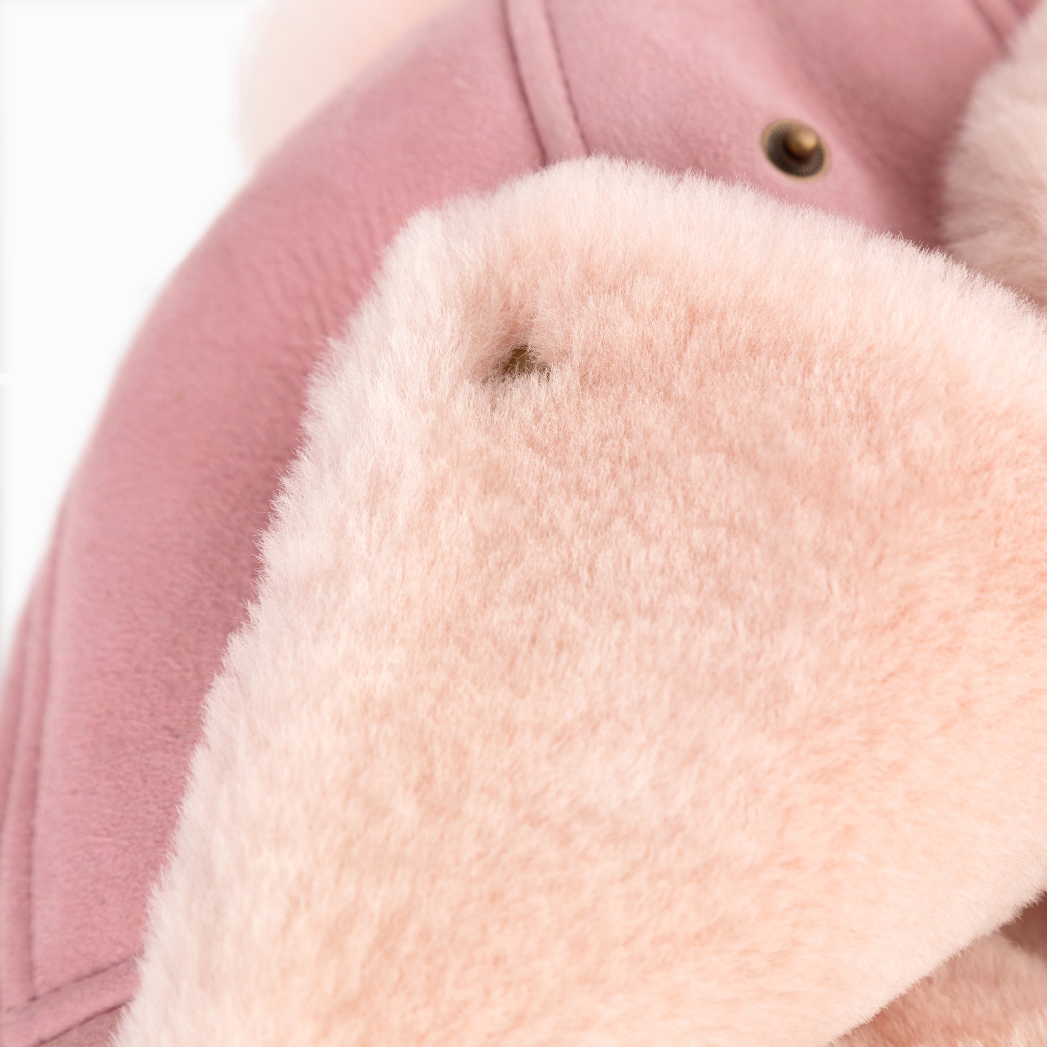 Ugg Sheepskin Upflap Hat - Pink