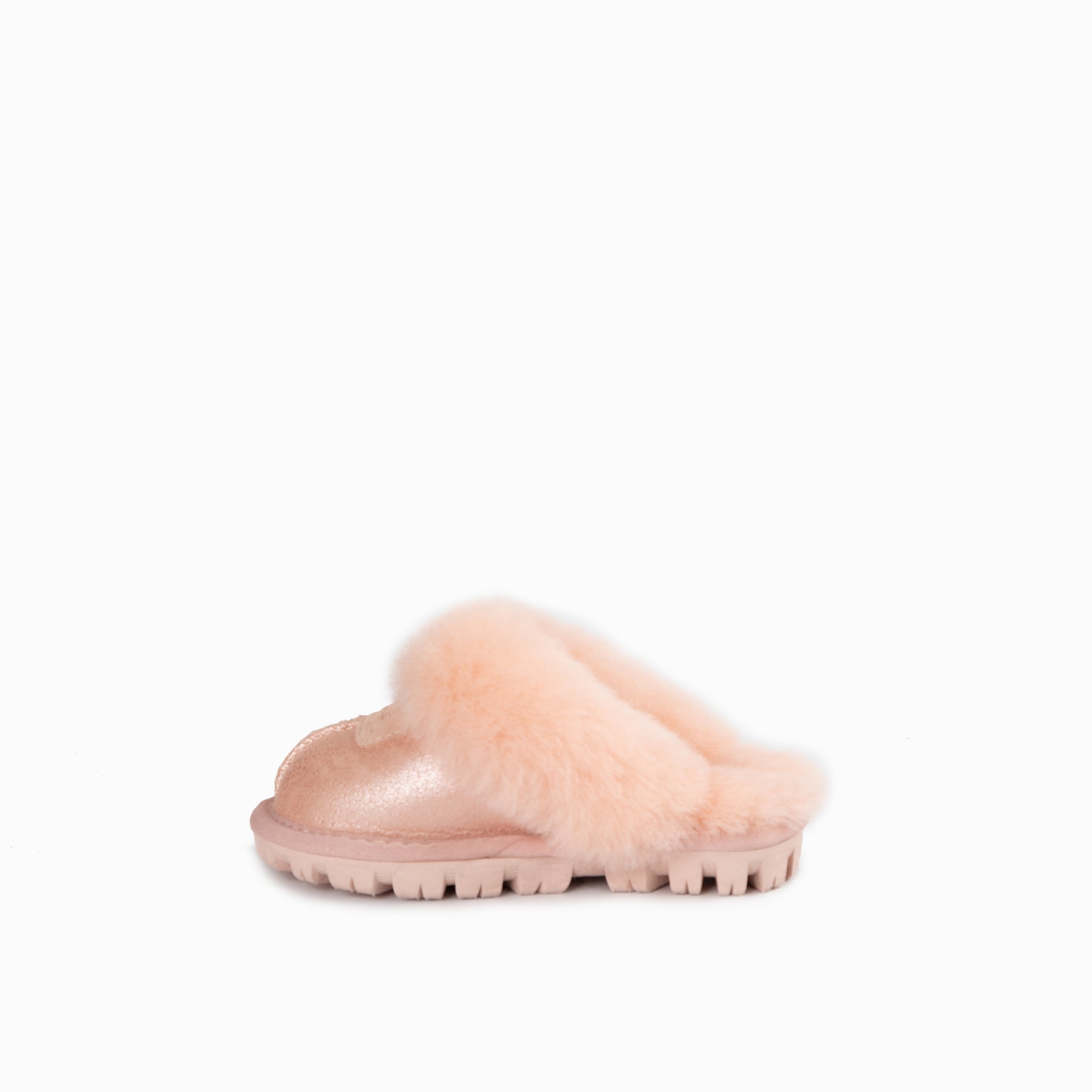Ugg Kids Coquette Metallic Slipper - Metallicpink